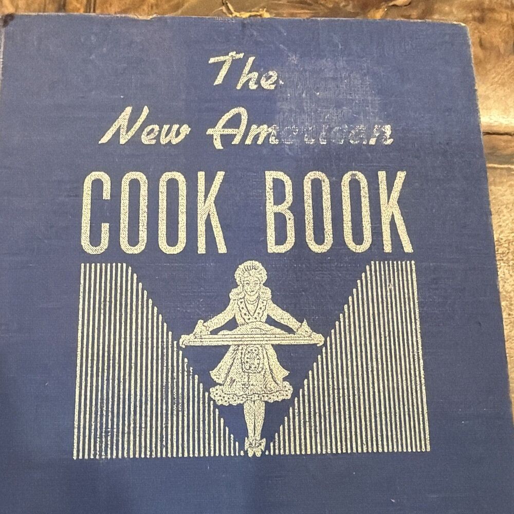 The New American Cook Book 1943 By Lily Wallace Vtg Thumb Index WW2 - Picture 2 of 13